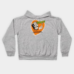 Vintage Retro Halloween is For Lovers Kids Hoodie